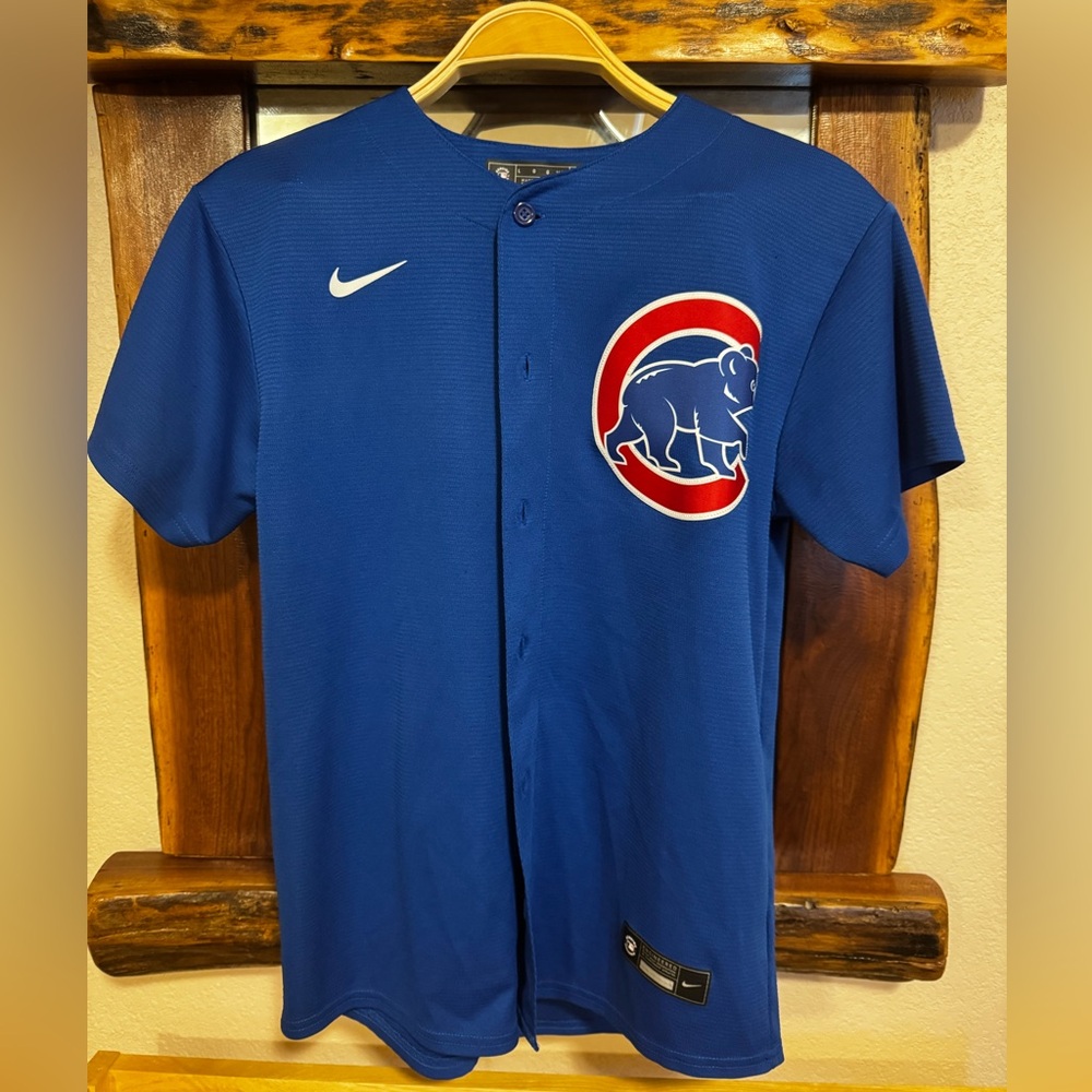 Nike Royal Blue Cubs Bryant Jersey.  Youth Large, excellent condition